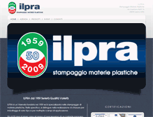 Tablet Screenshot of ilpra.it